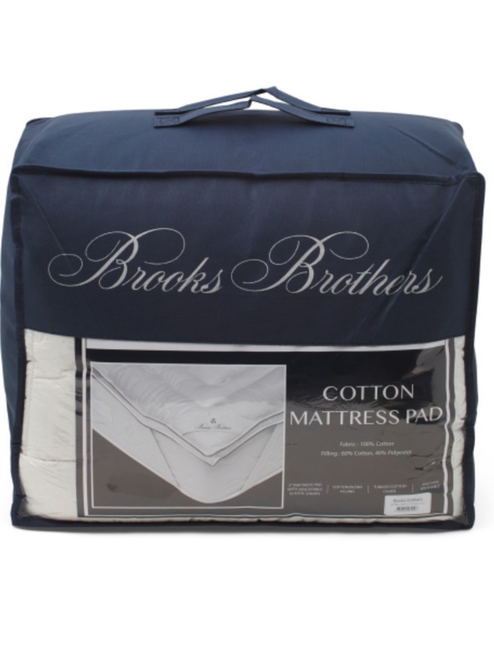 BROOKS BROTHERS Cotton Mattress Pad